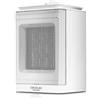 Cecotec Ready Warm 6150 - Termoventilatore da bagno in ceramica con rotazione, 1500 W, termostato regolabile, 3 modalità, protezione surriscaldamento e antiribaltamento, 25 m2, Bianco
