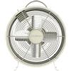 Cecotec - Ventilatore Da Tavolo EnergySilence 400 RetroDesk Beige. 25 W di potenza, 8 pollici, 4 pale aerodinamiche, design minimalista, 2 velocità, base robusta e stabile