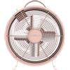 Cecotec - Ventilatore da Tavolo EnergySilence 400 RetroDesk Pink, 25 W di potenza, 8 pollici, 4 pale aerodinamiche, design minimalista, 2 velocità, base robusta e stabile
