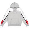 Champion Legacy Retro Sport (220331) -Soft Compact Poly Fleece Felpa con Cappuccio, Grigio Melange/Bianco (NOXM/Wht/NNY), XS Uomo