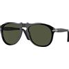 Persol Occhiali da sole Persol PO0649 95/31 Black - Occhiali da sole aviator nero Persol 713132003558