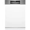 Bosch Serie 6 SMI6ECS12E Lavastoviglie da incasso con frontalino 60 cm Acciaio spazzolato Classe A