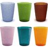 Memento synth Set 6 bicchieri acqua in PLASTICA resistente agli urti 330 cc - Armonia