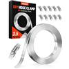Jeboler 304 - Fascette stringitubo in acciaio inox, 3,5 m