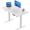 HOMAVO Scrivania elettrica Sit-Stand 140x70cm, scrivania elettrica con memoria e funzione anticollisione, porta di ricarica rapida USB-A e Type-C, scrivania regolabile in altezza (70-119 cm)