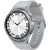 Samsung Samsung Galaxy Watch6 Classic SM-R960NZSADBT smartwatch e orologio sportivo 3,81 cm (1.5) Super AMOLED 47 mm Digitale 480 x 480 Pixel Touch screen Argento Wi-Fi GPS (satellitare) SM-R960NZSADBT