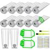 YUKOVEP 12 sacchetti per aspirapolvere compatibili con aspirapolvere Vorwerk Folletto VK7 FP7 VK7S FP7S,Incluso 12 sacchetti folletto+ 2 Filtri Hepa +6 Profumi+2 Spazzolini Multiuso-Ricambi Vorwerk Folletto