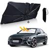 ZATOOTO Ombrello Parasole Auto Frontale Universale, Pieghevole, 140 x 74 cm