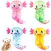Xionghonglong Squeeze Giocattoli 4 Pezzi,Giocattoli Antistress,Pinch Toy,Giocattolida Spremere,Antistress Squeeze Toys,Decompressione (4 axolotl)