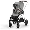 CYBEX Passeggino Gold GAZELLE S, dalla nascita a circa 4 anni, max. 22 kg (modalità singola) / 2x 22 kg (modalità Duo), sistema all-in-1 con 20+ configurazioni, grigio pietra