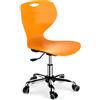 GIODICART SEDIA SU RUOTE MY-ELLE ALTEZZA REGOLABILE H 38-50 CM. COLORE ARANCIO - REGISTRATI! SCOPRI ALTRE PROMO