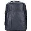Piquadro Pulse Zaino grande in pelle porta PC 15.6 a due scomparti