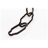 oniroview 1mt catena sagomata bronzo per lampadario sospensione pendel filo 2,7mm tipo genevose