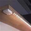 BestLuz Striscia LED alimentata a batteria, confezione da 3 strisce bianche senza fili da 101,2 cm, per mensole e sotto armadietti, uso interno, luci a LED a batteria, bianco freddo 6500 K
