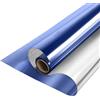 MOCNT Pellicola Oscurante per Vetri Pellicola Specchio Unidirezionale Pellicola Privacy Adesivo per Protezione Solare Pellicola Riflettente Finestre Blu Scuro 60cmX300cm