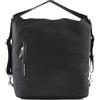 Mandarina Duck Hunter P10vct10, Borsa a Spalla Donna, Nero (Black), 33.5x36x15 (L x H x W)