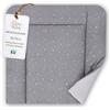 Totsy Baby Materassino fasciatoio 75x72 cm - cuscino neonato in cotone lavabile pieghevole e portatile materasso da viaggio tappetino per cassettiera lavatrice e tavolo 75 x 72 Oeko-Tex Galassia
