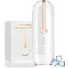 SALLOOT Epilatore Luce Pulsata con Raffreddamento a Ghiaccio,5°C Zaffiro Depilazione Indolore, Efficace e Permanente, adatta per pelli sensibili, IPL Epilatore Laser per Donna e Uomo, bikini e viso(Bianca)