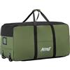 Ehuihuan Borsone da Viaggio Grande con Ruote,120L Borsa Palestra Sportiva Uomo Donna,Borse Weekend Impermeabile,Grande Borsone Pieghevole,Sacco da Bagagli Per Campeggio Viaggi Traslochi,Verde,80x40x40cm (C)