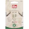 Prym 223991 - Corda e accessori in plastica naturale, girevole a 360°, 60 cm, corda intercambiabile per ferri circolari e uncinetti tunisini, marrone