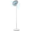 Cecotec - Ventilatore a Piantana con anello luminoso a LED e telecomando EnergySIlence FanLamp, 36 W, motore DC, uscita aria reversibile, 3 toni luminosi, touch control, timer 8 ore, 3 altezze