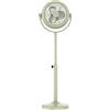 Cecotec - Ventilatore a piantana EnergySilence 250 ClassicStyle Green, 25 W, diametro 10, 3 pale aerodinamiche, inclinazione regolabile, 2 velocità, elegante design verde