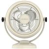 Cecotec - Ventilatore da Tavolo EnergySilence 800 RetroDesk Beige, Potenza 20 W, 8 pollici, Inclinazione regolabile, 3 pale aerodinamiche, 2 velocità, Base robusta e stabile