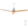 Cecotec - Ventilatori da Soffitto EnergySilence Aero 5270 LightWood. 40 W, Diametro 132 cm, Telecomando, Timer Fino a 8 Ore, 6 Velocità, 3 Pale, Estate/Inverno, Altezza Regolabile