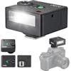 Godox iM30 Mini flash per fotocamera, GN15 7 livelli di potenza del flash CCT 6500 K ± 200 K, mini flash Speedlite 230 full-power flash per fotocamere Canon, Sony, Nikon, Fuji, Olympus