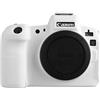 Market&YCY Custodia morbida in silicone leggera custodia in pelle ultra sottile per fotocamera digitale di protezione，Per Canon Eos R - Bianco