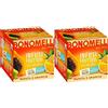 Bonomelli Infusi Fruttosi, Papaya e Arancia, Confezione da 24 Filtri, Gusto Esotico e Fresco, Infusione a Caldo e a Freddo, Ingredienti 100% Naturali
