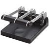 Carl 63150 Model xhc-150 extra Heavy-Duty 150-sheet 3-hole punch, 9/32 fori, grigio/blu