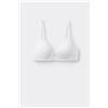 Tezenis Reggiseno Triangolo Leggermente Imbottito Cotone Organico London Donna Bianco