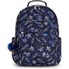 Kipling Seoul, Zaino Unisex - Adulto, Surf Sea Print, Taglia Unica