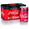 COCA-COLA ZERO - Coca-Cola Zero Zuccheri Zero Calorie mini lattine, 150 milliliters