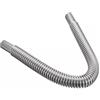 CTForest 120 CM Riscaldatore Ausiliario per Tubo Scarico, Tubo Scarico in Acciaio Inossidabile per Auto, Tubo Scarico del Generatore Corrente, per Scarico del Motore(Argento)