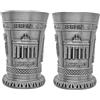 United1871 Berlino Souvenir (set da 2) bicchierini da liquore in metallo, vetro Shot, come souvenir della Germania