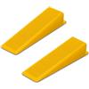 MarketConnect® Cunei Livellamento - 50PZ - Giallo - Riutilizzabili - Per Livellamento Piastrelle e Pavimenti - Made in Italy