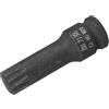 QUARKZMAN 1/2 Drive x M20(20mm) Impatto Triplo Quadrato Spline Bit Presa, Metrica 3 Lunghezza, Acciaio Cr-Mo Utilizzare con Driver Impatto o Chiavi a Cricchetto Manuale