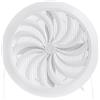 Vent Systems Griglia di ventilazione regolabile da 100 mm a 150 mm, in plastica bianca, richiudibile, con protezione dagli insetti, griglia scorrevole per esterni, interni, casetta da giardino, bagno