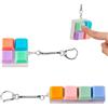 SSKHE Set di 2 mini giocattoli tattili con tastiera, 4 colori, mini giocattoli sensoriali per alleviare lo stress e passare il tempo