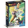 Clementoni - Puzzle 1500 Pezzi per Adulti e Ragazzi, Illustrazione Dragon Ball con Poster Incluso, dalla Serie Anime, Compact Box, Idea Regalo Uomo e Donna, Made in Italy, 59,5x84,5 cm, 31747