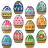 SilverChry 12Pcs Sacchetti Regalo Pasqua, Sacchetti Regalo Pasqua, Borse per Uova di Pasqua, Cestini Pasquali, Sacchetti Regalo Riutilizzabili, Forniture per Feste Colorate, Sacchetti Regalo Creativi
