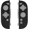 Konix Custodia protettiva per controller Joy-Con Nintendo Switch 2 - Silicone - Antiurto - Antigraffio - Antipolvere - Nero
