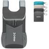 G4Free Zaino da trekking ultra leggero da 11 L, piccolo, pieghevole, per escursionismo, casual, per uomo e donna, Grigio scuro