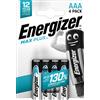 Energizer Max Energizer E301321400 Max Plus Micro (AAA) - 4 pezzi, cromato