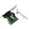 KALEA-INFORMATIQUE Scheda controller PCI Express PCIe Seriale RS232 a 1 porta con chipset ASIX AX99100. Opzioni di montaggio a basso e alto profilo