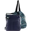 GABS Borsa a Spalla Clarissa M Ruga Black Blu Notte