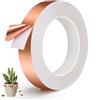 PITMT Anti Lumache Nastro Lamina Rame 20mm x 20M, Rame Foil Tape Premium Antilumaca, Nastro di Rame Adesivo Autoadesivo Anti Lumache per orto per Proteggere Le Piante