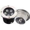 AMDHZ Faretti LED Esterno Incasso IP68 Impermeabile 12V Faretto Incasso Piscina Elevato Indice di Resa Cromatica Segnapasso LED Pavimento per Giardino, All'aperto, Stagno